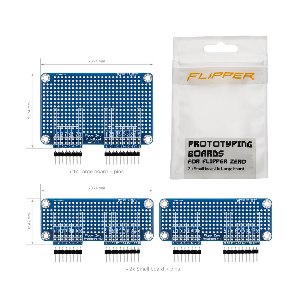 Prototyping Boards for Flipper Zero